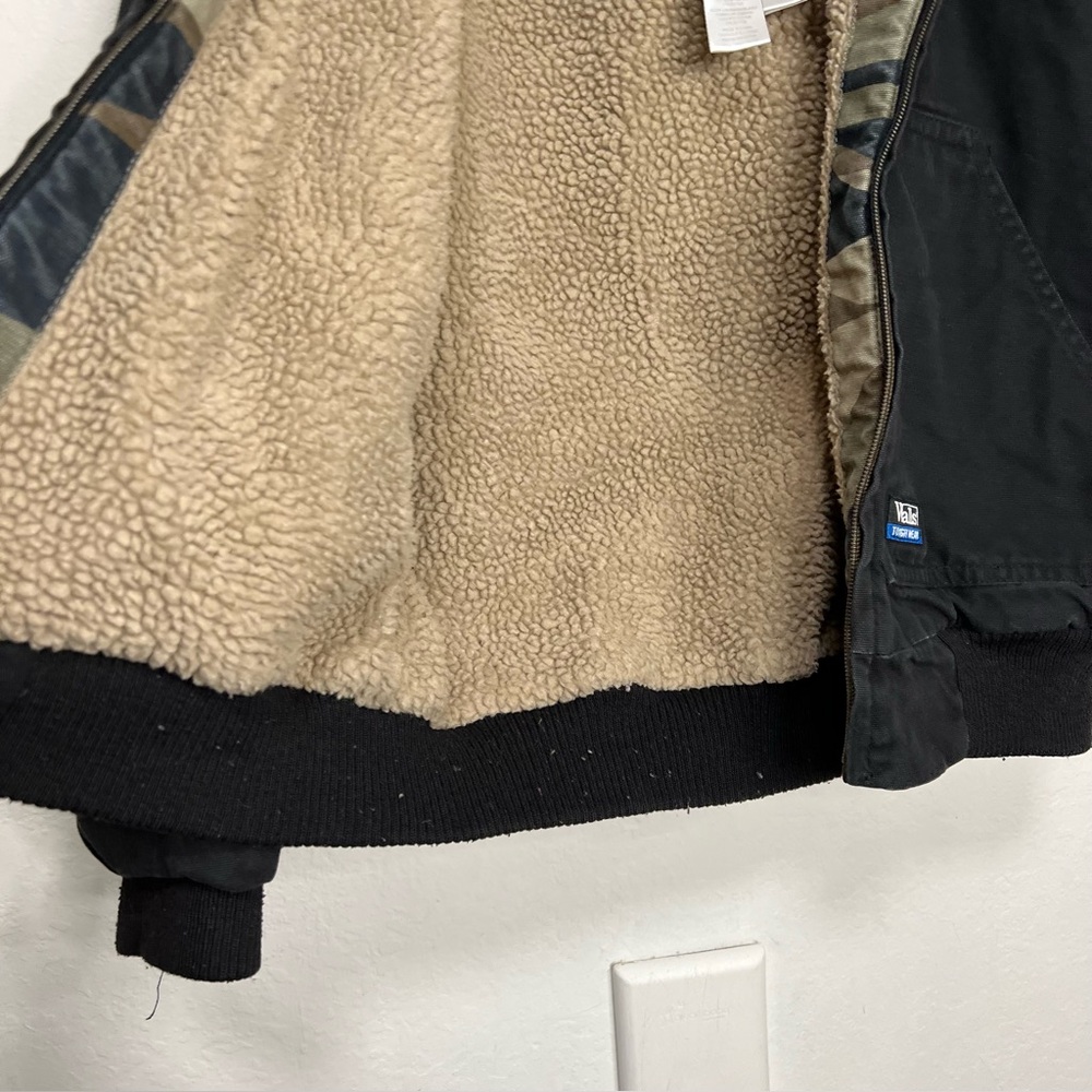 Walls Tough Wear Black Hooded Jacket - Picture 10 of 16